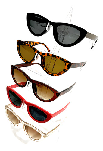 Gafas De Sol Cat Eye Lentes Vintage Bélgica Print