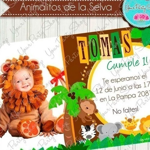 Kit Imprimible Animales De La Selva Deco Candy Bar