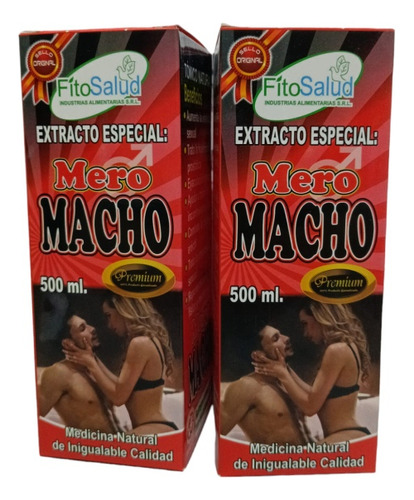 Mero Macho Tonico Pack 2 Und  500ml