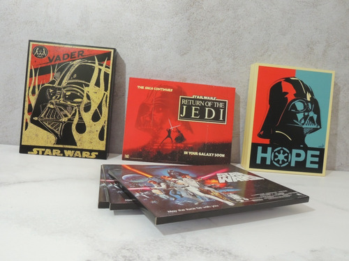 Cuadros Vintage Star Wars X4un Imágenes A Elección 15x20