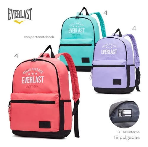 Mochila Everlast Hombre Mujer Urbana Deportiva Notebook