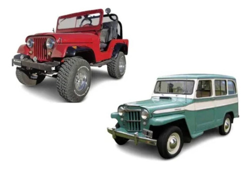 Juego Faros Giro P/ Ika Jeep Estanciera Ambar