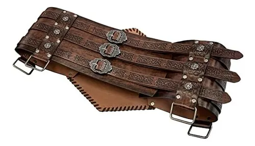 Cinturón Medieval Para Hombre Jaoyu, Cinturón De Cuero Vikin