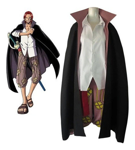 Disfraz Cosplay De Una Pieza Shanks Halloween Para Hombre