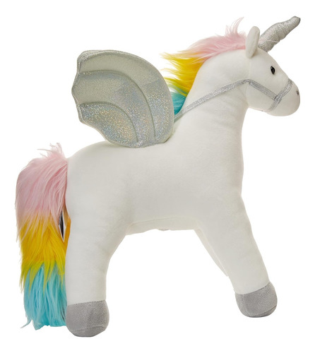 Peluche Unicornio Blanco Con Luz Y Sonido Magical 40 Cm Gund