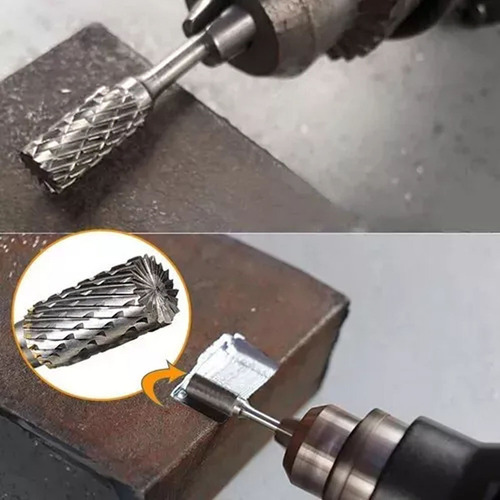 Conjunto De 8 Peças De Cortador Rotativo De Carboneto De 1/4