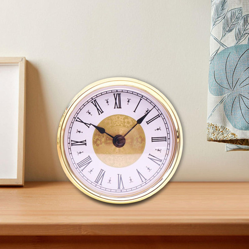Mini Reloj De Insertar Reloj De Redondo Movimiento De Ajuste