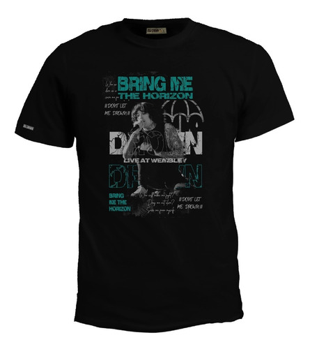 Camiseta Bring Me The Horizon Drown Poster Metal Rock Bto