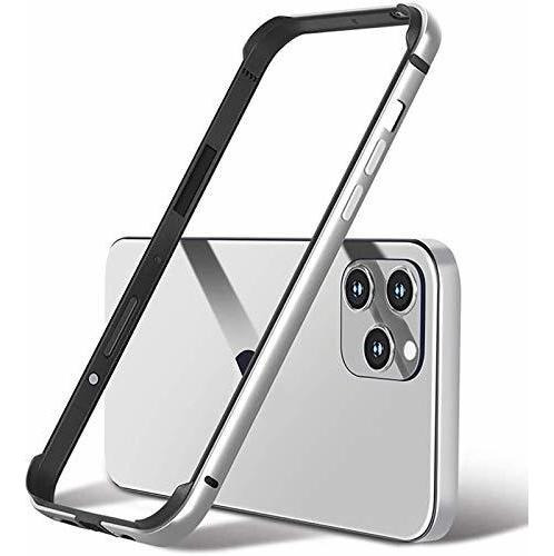 Funda Marco Bumper De Aluminio Para iPhone 14 Pro Plateado