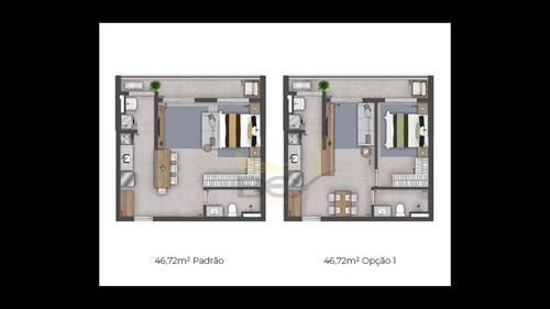 Imagem 7 de 30 de Apartamento Com 2 Suítes À Venda, 46 M² Por R$ 686.000,00 - Empresarial 18 Do Forte - Barueri/sp - Ap0671