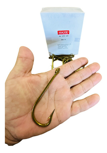 Anzol Maguro 1270 12/0 Cx 5 Unidade Bronze
