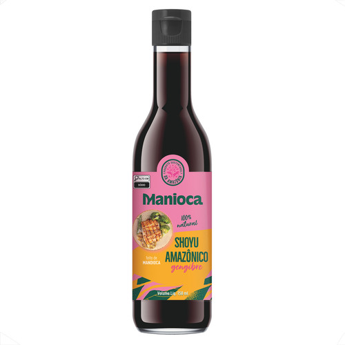 Molho Shoyu Amazônico De Gengibre 150ml Manioca