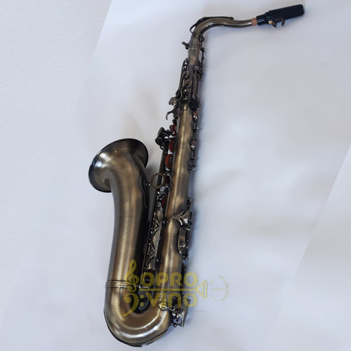 Sax Tenor Sib Envelhecido Escovado Dolphin