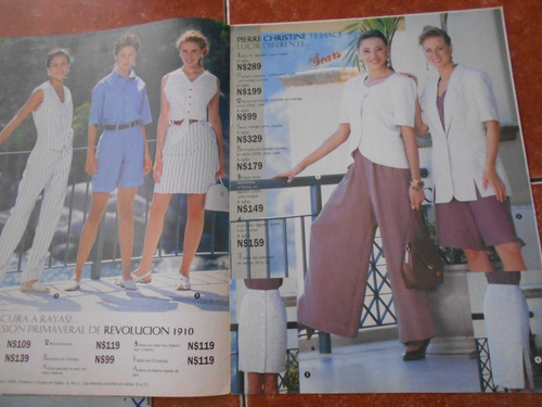 Lote2 Catalogo Moda Antiguo Sears 80s Fashion Gaby Goldsmith (Usado)