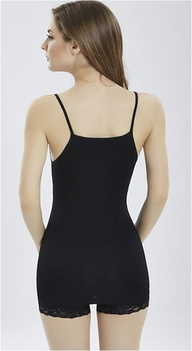 Musculosa Dama Faja Reductora Excelente Calidad Negro Blanco
