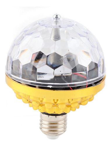 Colorida Bola Giratoria Dj Crystal Rgb Party Disco Led