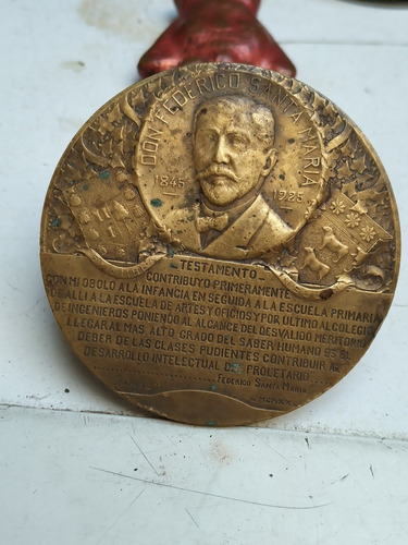 Medalla Antigua 1925 Federico Santa María 
