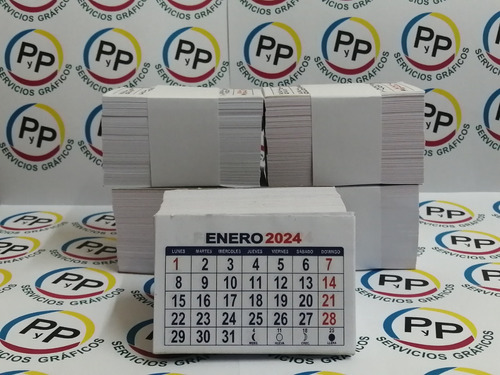 100 Unidades Minitacos Calendario Año 2024