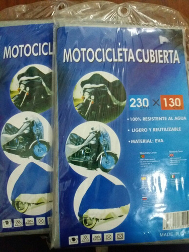 Funda Cubre Moto De Nylon 230x130cm