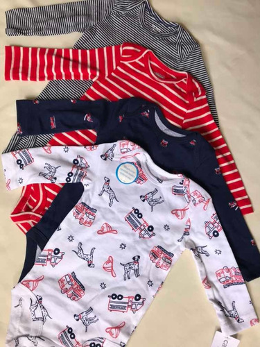 Carters Bodies Niño Varón Set De Bodys Bebe
