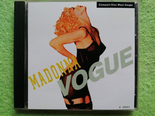 Eam Cd Maxi Single Madonna Vogue 1990 Versiones Especiales 