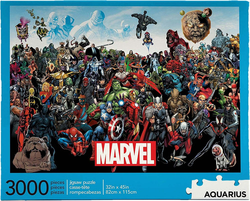 Rompecabezas Acuario, Marvel Heroes, 3000 Piezas