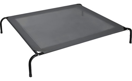 Catre Cama Camita Perro Gato Mediana Cucha Mascotas Reforzada Color Negro Diseño Catre 102x69x21cm Els Pet Tela Respirable Hasta 60kg