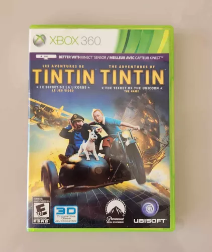 Jogo Xbox 360 As Aventuras De Tintin Original Mídia Física