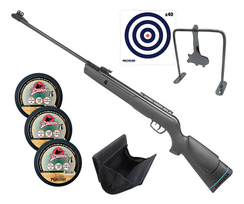 Espingarda .22 Pressão Big Cat Gamo Nitro 5.5+ Combo Munição