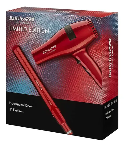 Set Plancha 230c + Secadora 2000w Babyliss Ceramix Xtreme