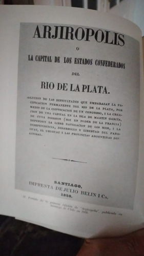 Argirópolis. Sarmiento. 1961 Excelente Estado(5 (Usado)