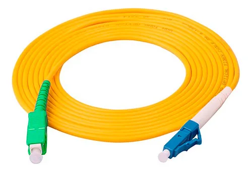 Lc/sc-apc 3 Mt Simplex Monomodo Fibra Óptica Patch Cord