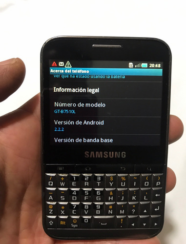 Samsung Galaxy Pro Gt-b7510l Telcel -vintage (Usado)