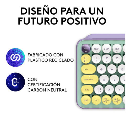 Logitech Pop Keys Teclado Mecánico Inalámbrico Daydream