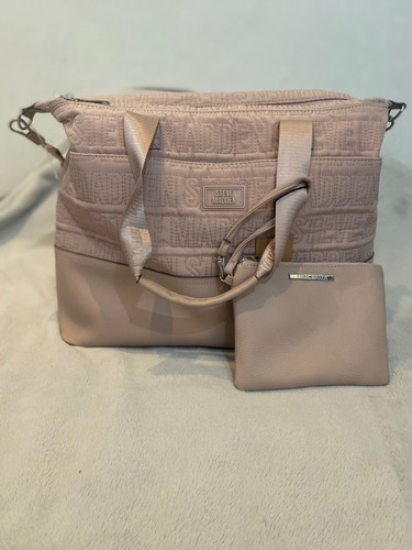 Bolso Steve Madden Rosa Lisa Níquel Rosa