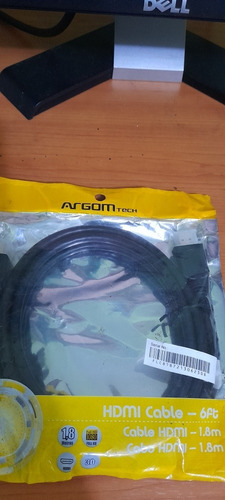 Cable Hdmi Importado 1080 1.8metros Argom Full Hd