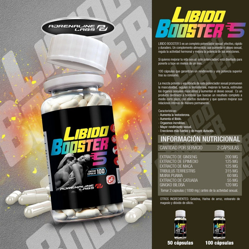 Libido Booster 100 Caps Prohormonal En Activationperu