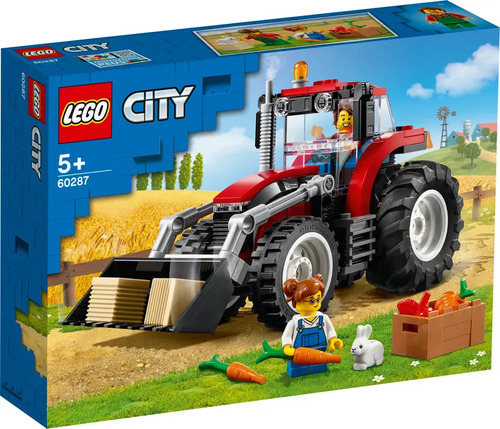 Kit De Construcción Lego City 60287 , Tractor, 148 Piezas
