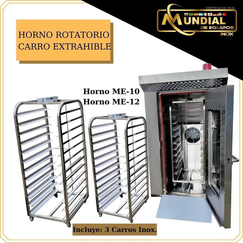 Imagen 2 de 5 de Horno De Panaderia Carro Extrahible