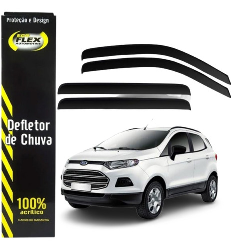 Calha De Chuva Ford Ecosport 2013 14 15 16 2017 4 Portas