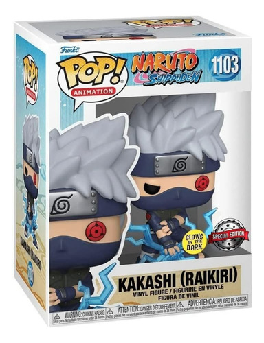 Funko Pop! Kakashi Raikiri Glow Naruto Special Edition 