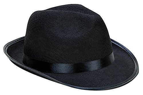Sombrero De Gangster Color Negro Kangaroo