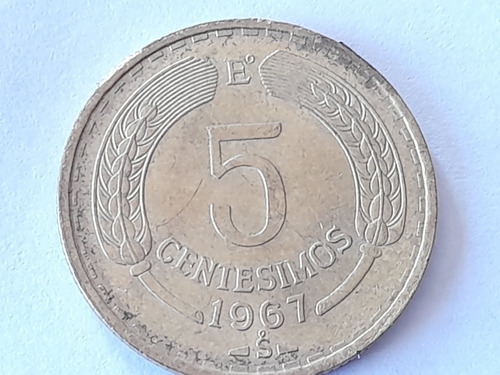 Moneda Chile 5 Centesimos De Escudo 1967 (x1115