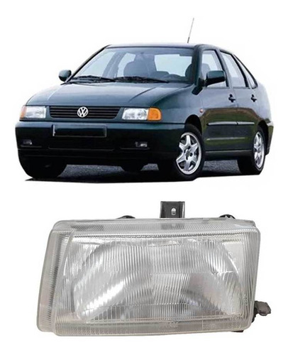 Semioptica Vw.polo Classic 1996-1999 Izq. Vidrio