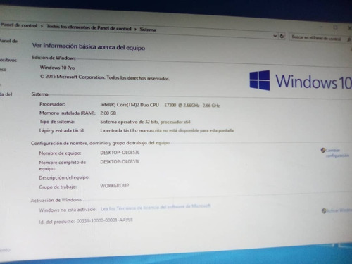 Imagen 6 de 6 de Pc Lenovo Dual Core Ddr2 Poco Uso