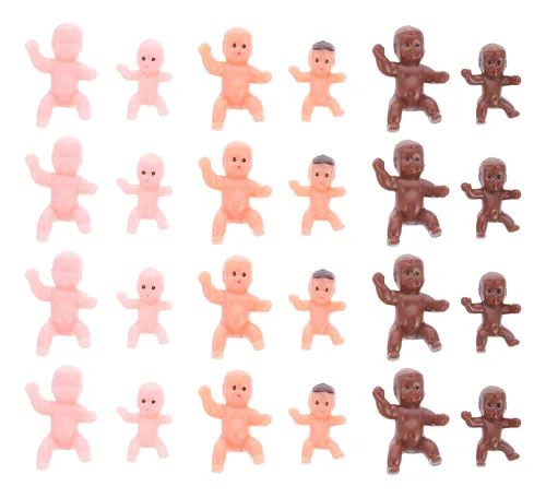 Bebés de plástico miniatura sale