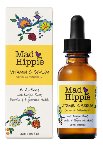 Mad Hippie Suero Facial Con Vitamina C Con Ácido Hialurónico