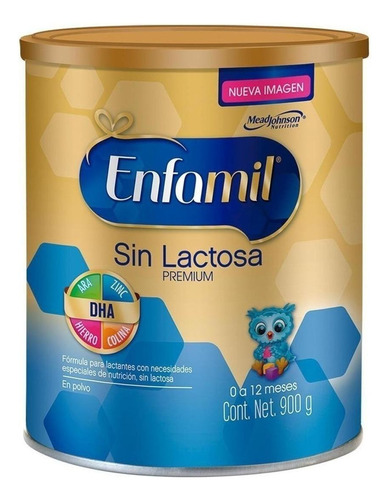 Enfamil Sin Lactosa Premium 0-12 Meses Lata Con 900 G