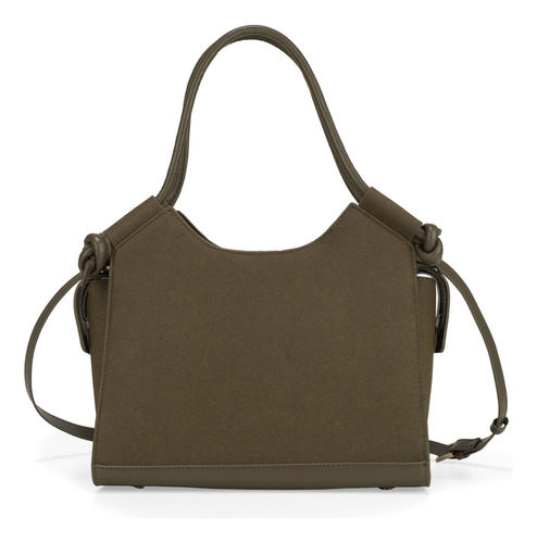 Bolsa Satchel Cloe Ecerali Mediano Color Verde