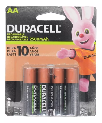 Duracell Pilas Recargables Ni-mh Aa 2500 Mah 8 Pz Puebla